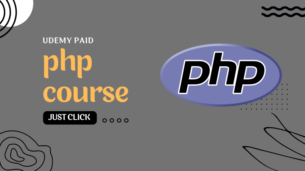 php paid udemy course free download